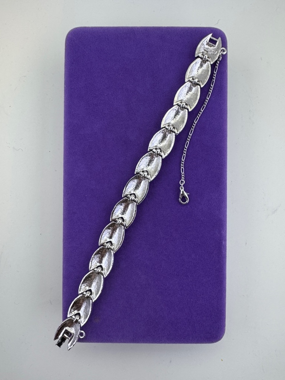 💛 Vintage D’Orlan Rhodium Plated Buried Treasure Bracelet | Designer - Picture 2 of 6